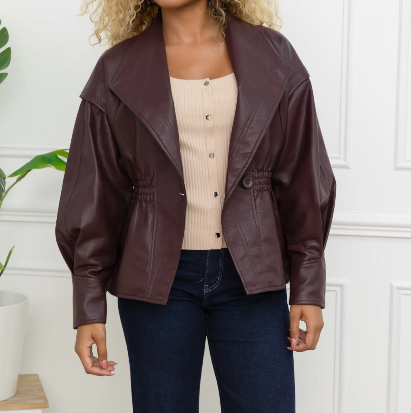 Veste bordeaux