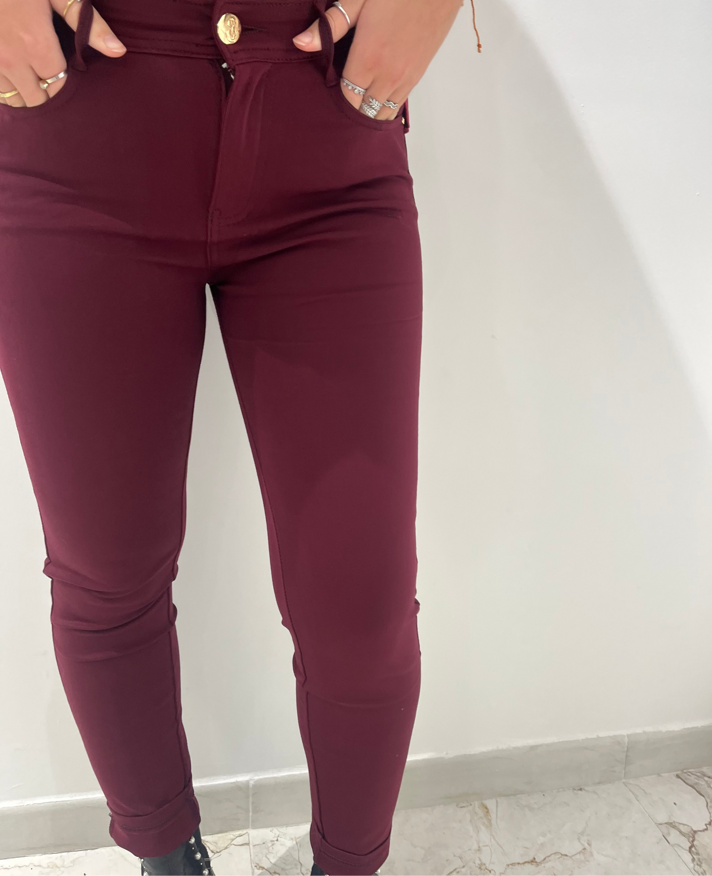 Legging bordeaux