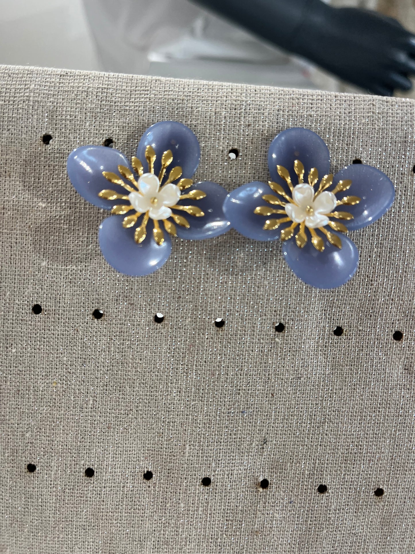 boucles fleur coloré