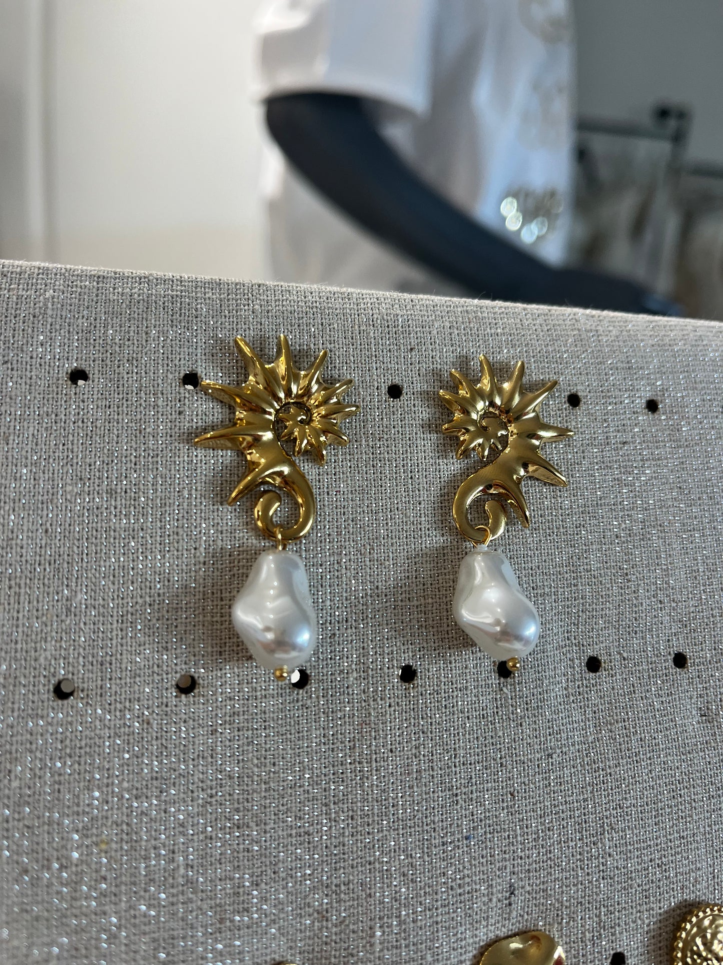 boucles perles
