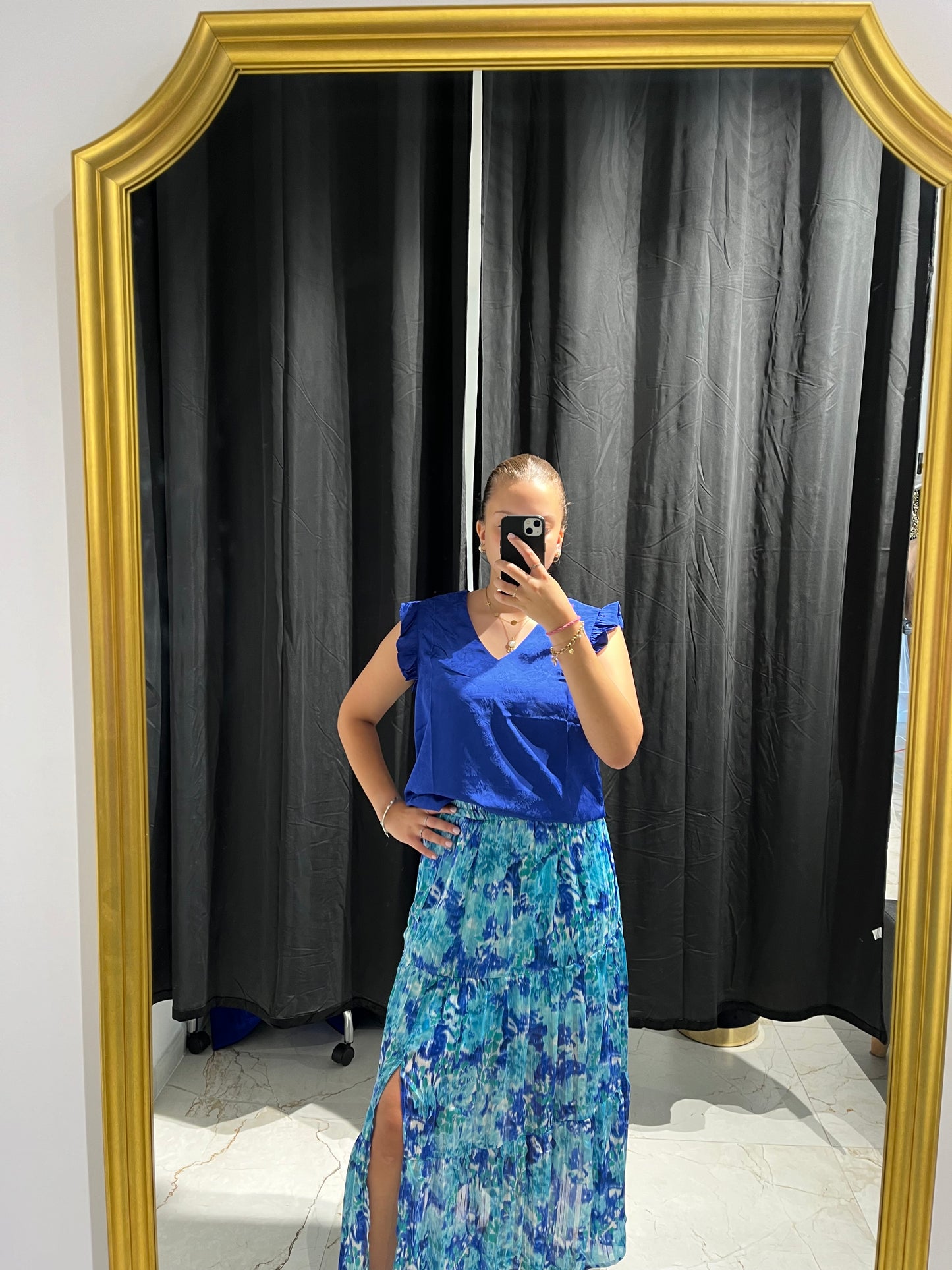 Top effet satin