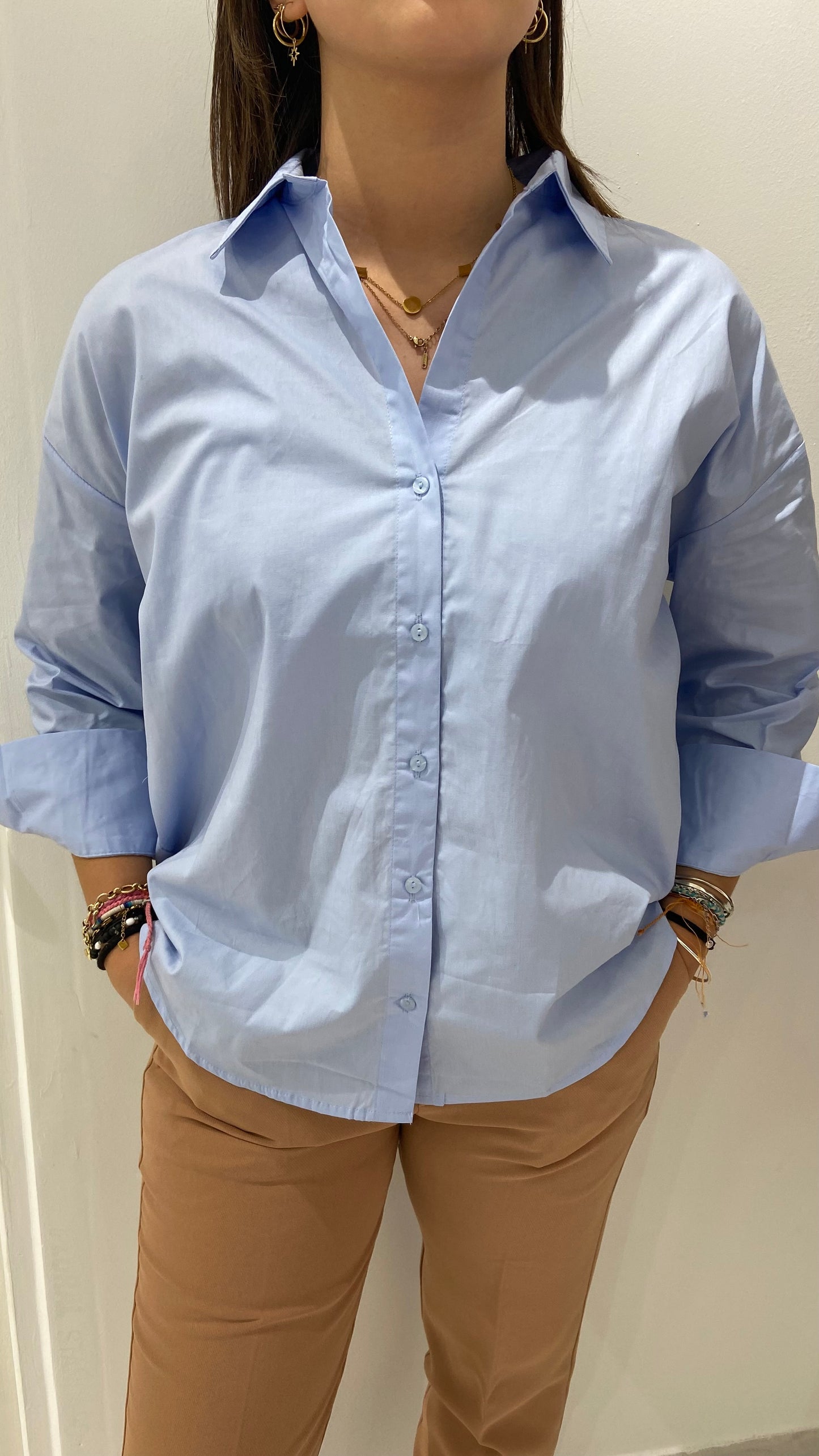 Chemise bleue