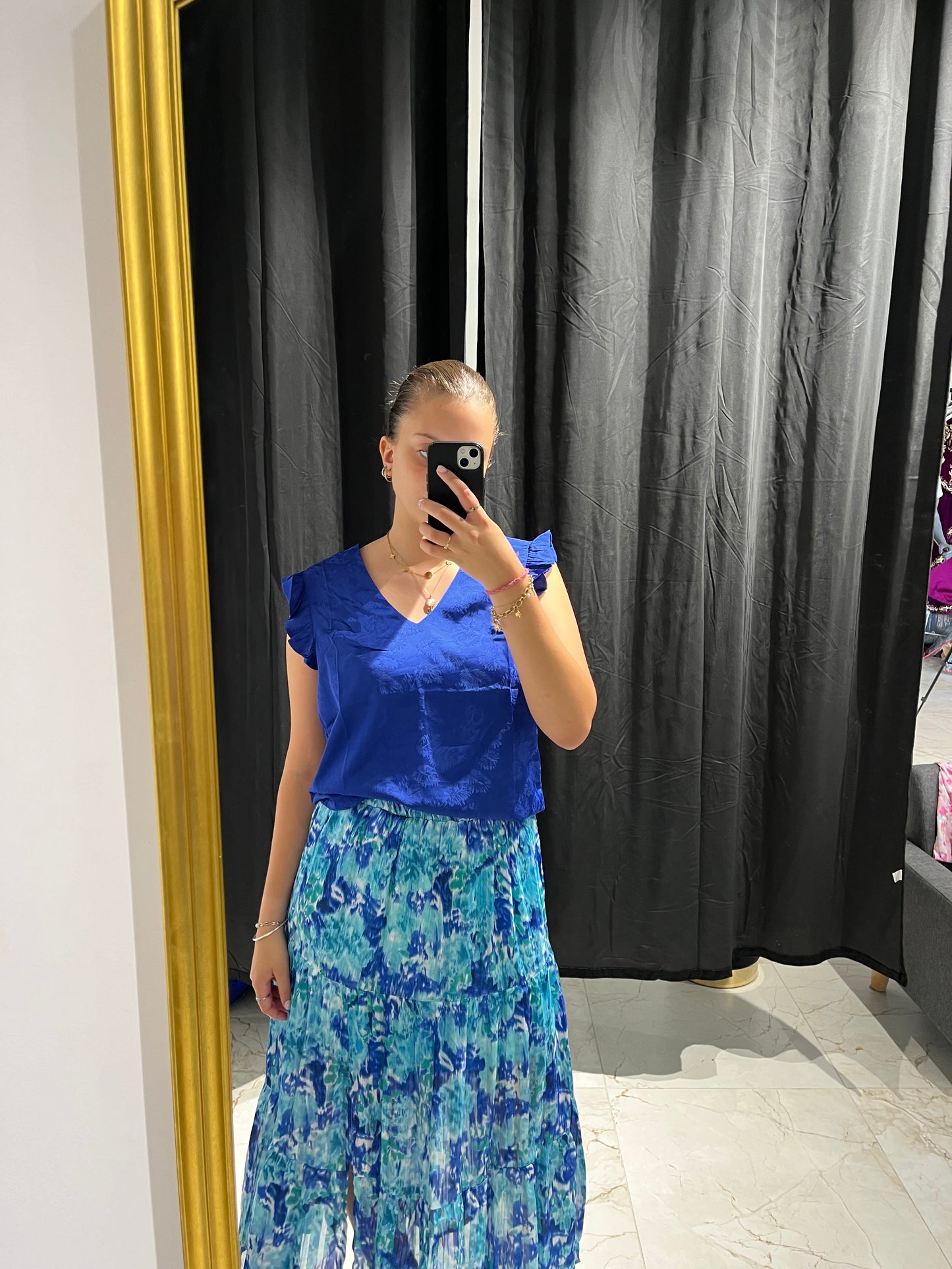 Top effet satin