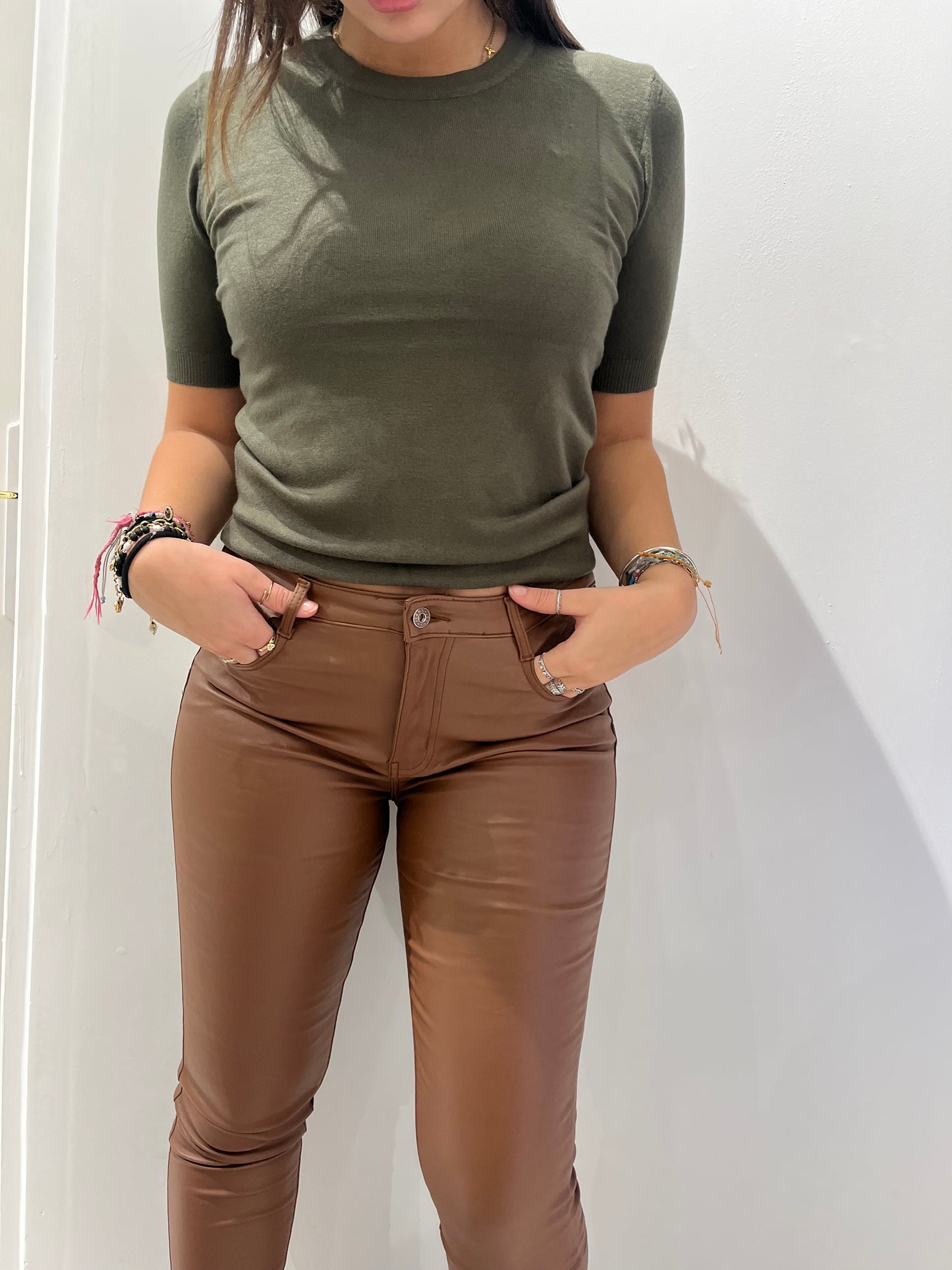 Pantalon similicuir