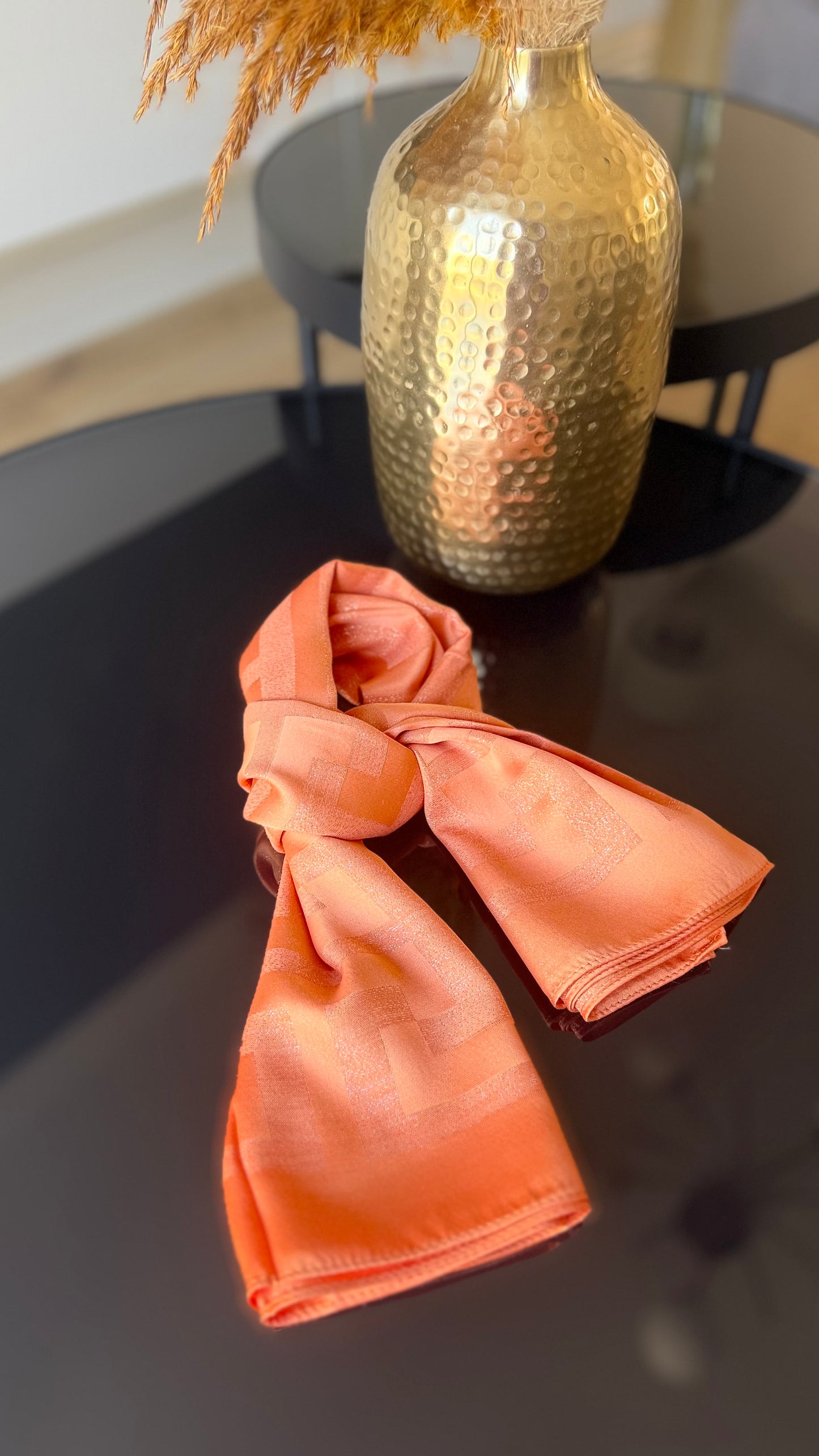 Carré en soie et viscose