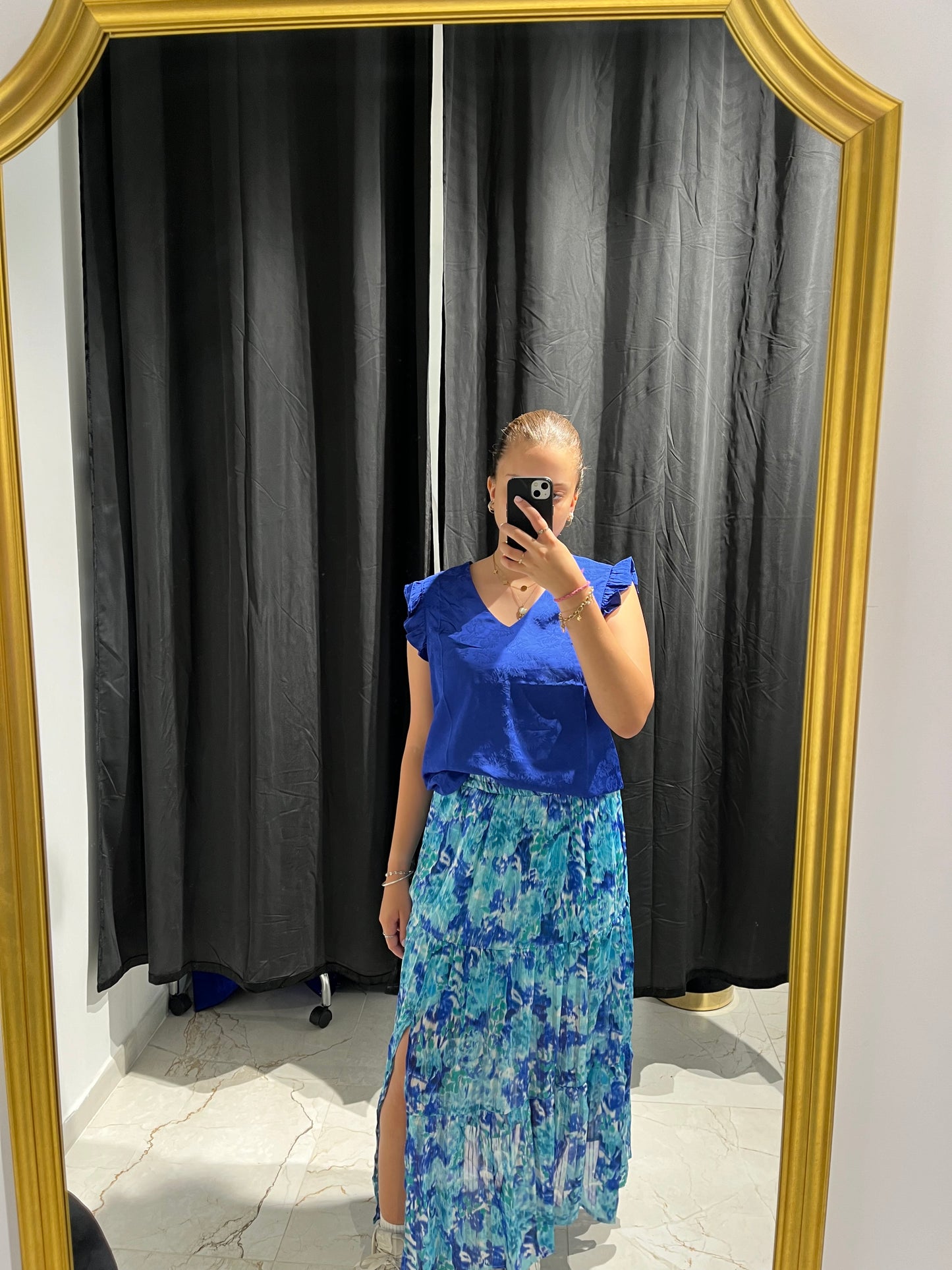 Top effet satin