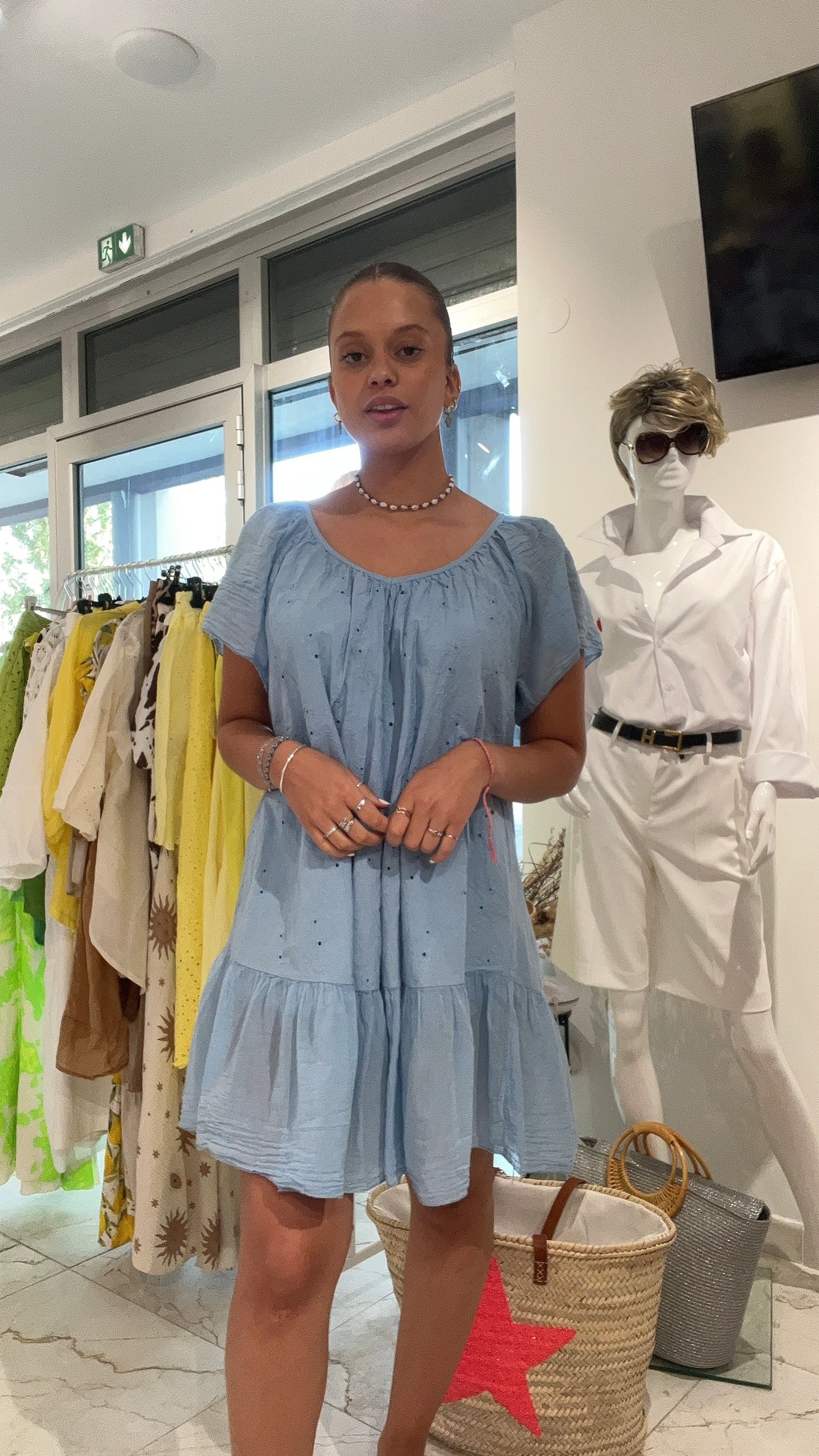 Robe courte palma