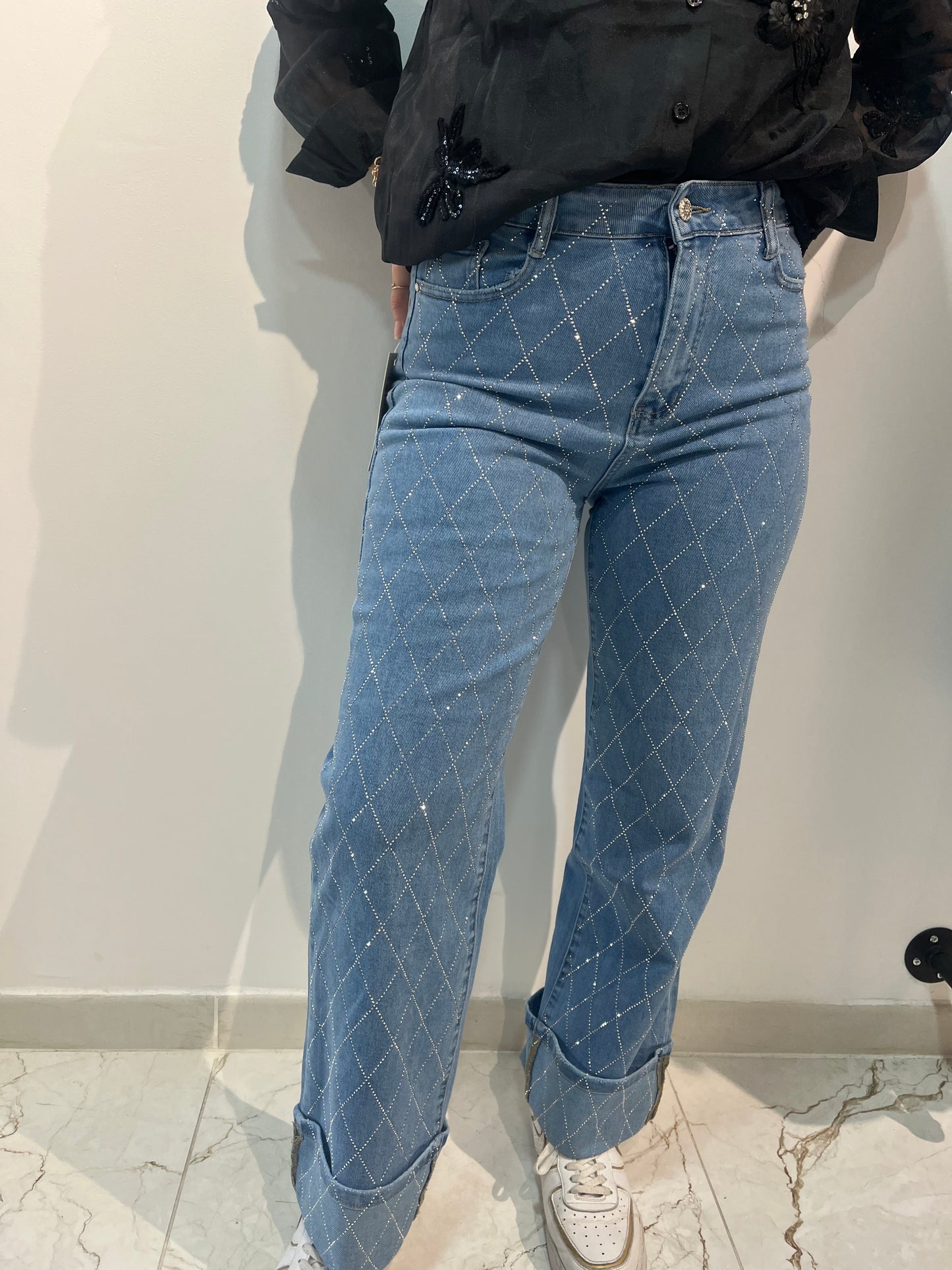 Pantalon à paillettes