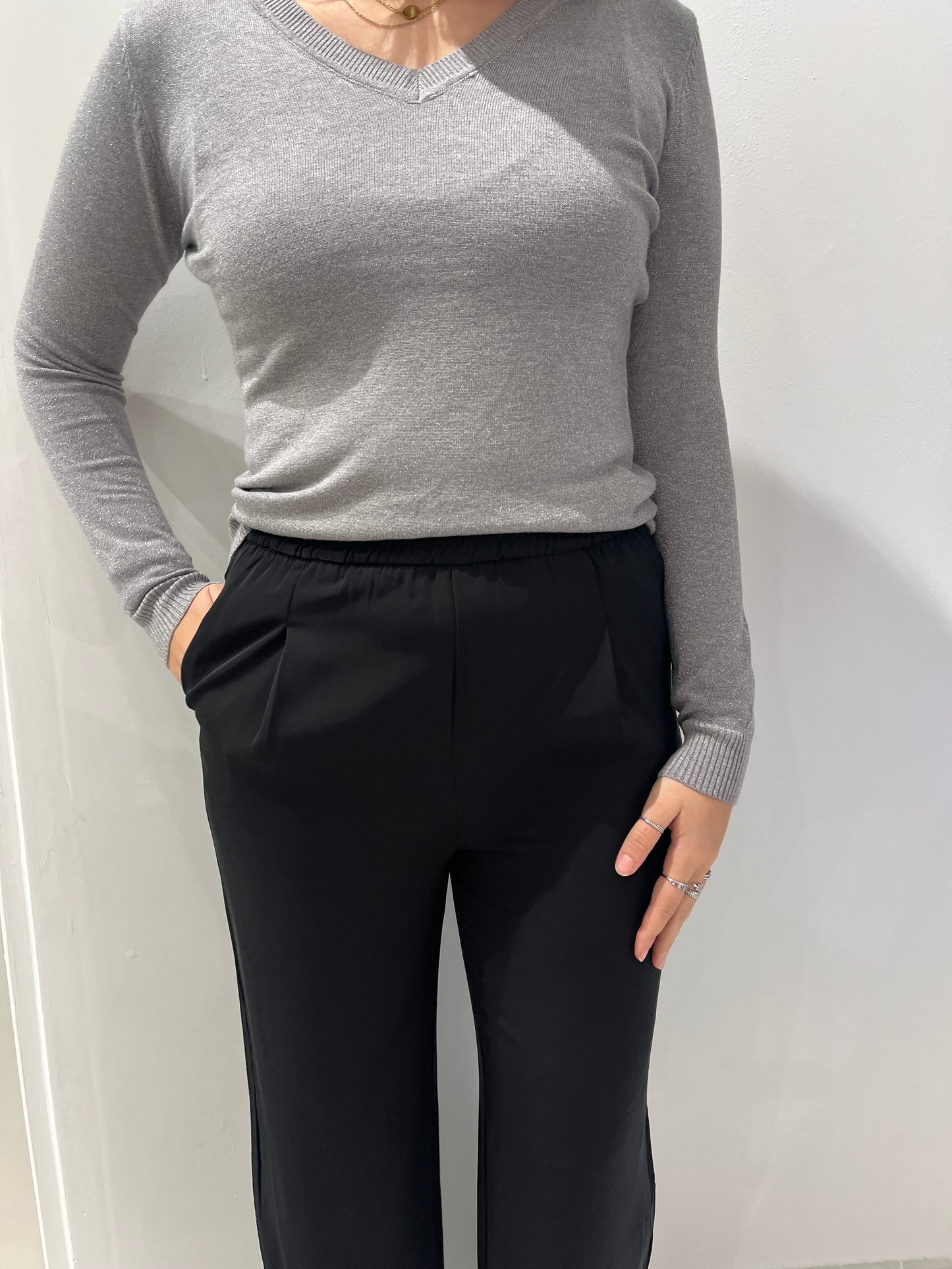 Pantalon fluide large