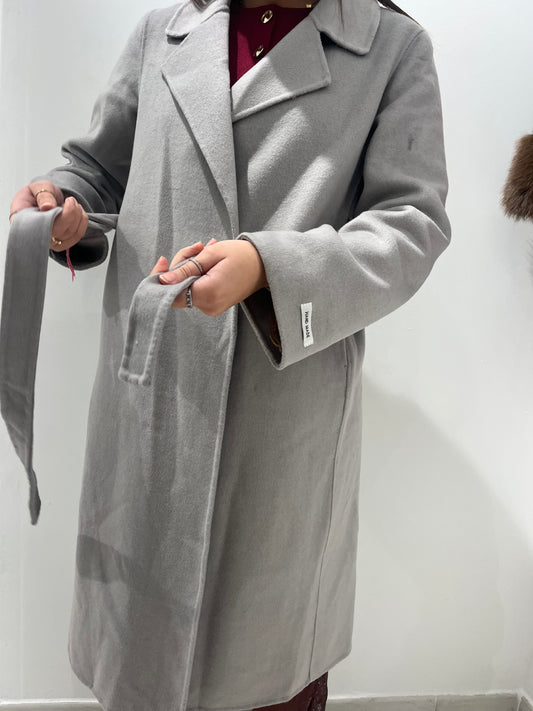 Manteau gris long