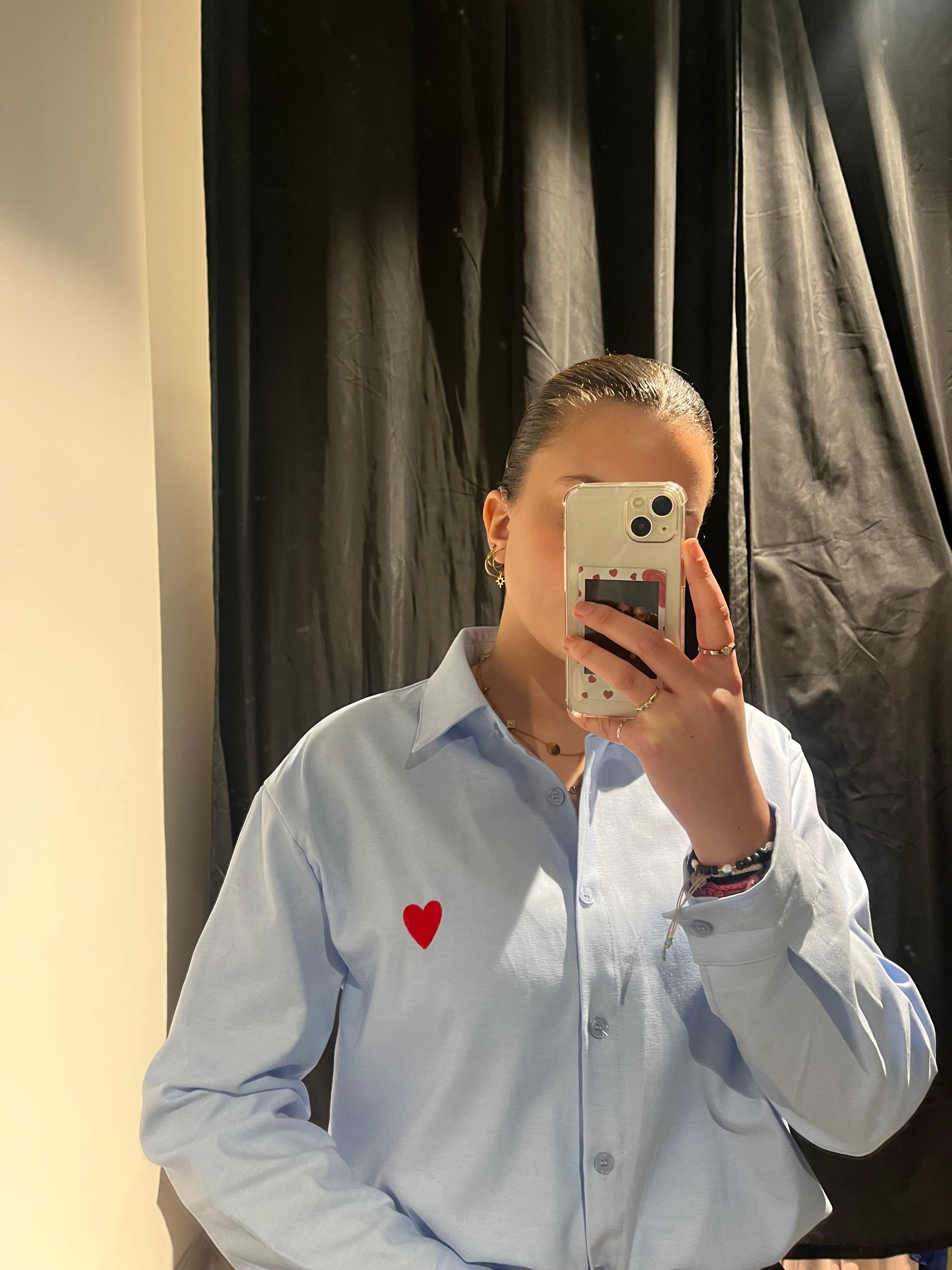 Chemise avec cœur