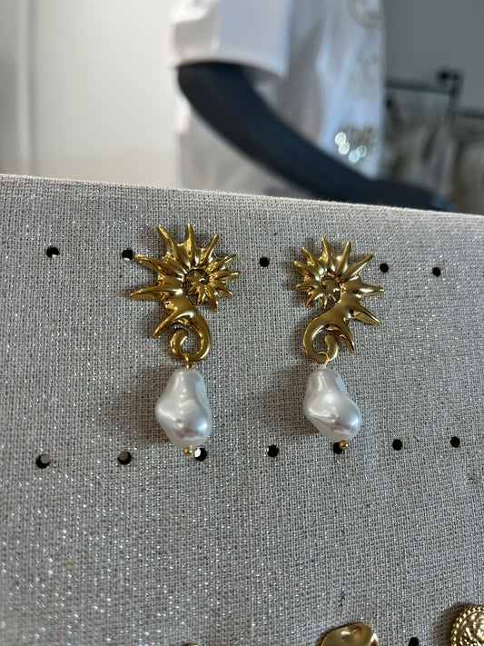 boucles perles