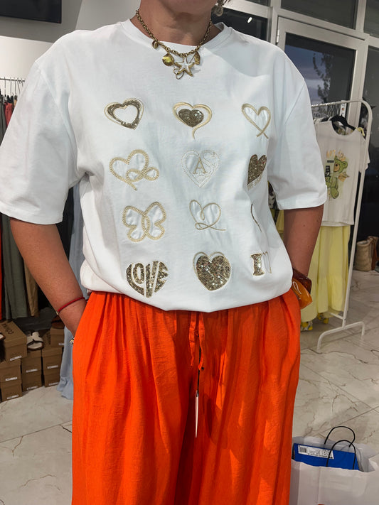 t-shirt cœur
