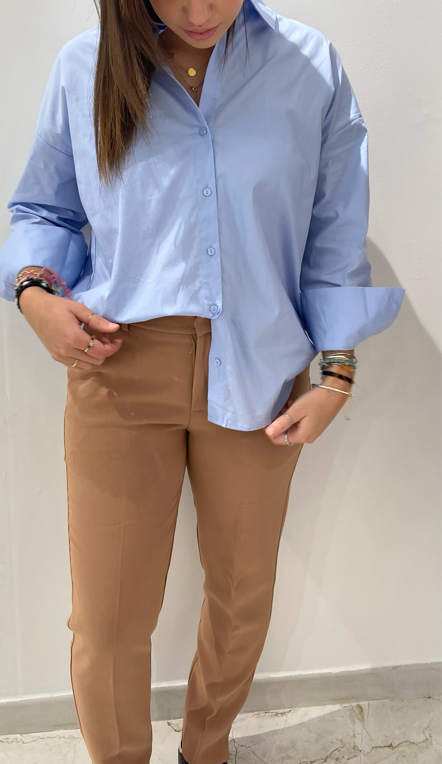 Chemise bleue