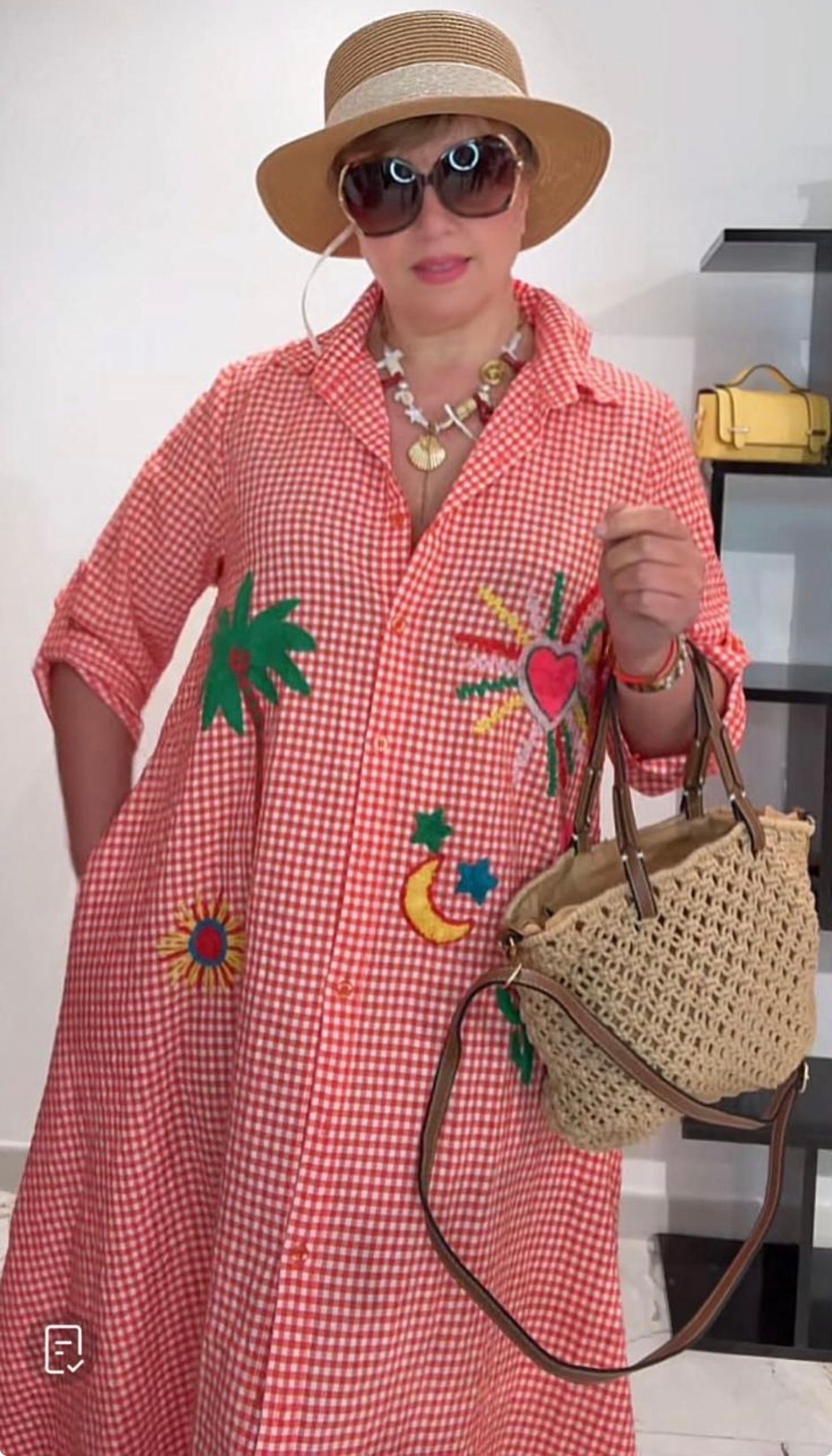 Robe palmiers