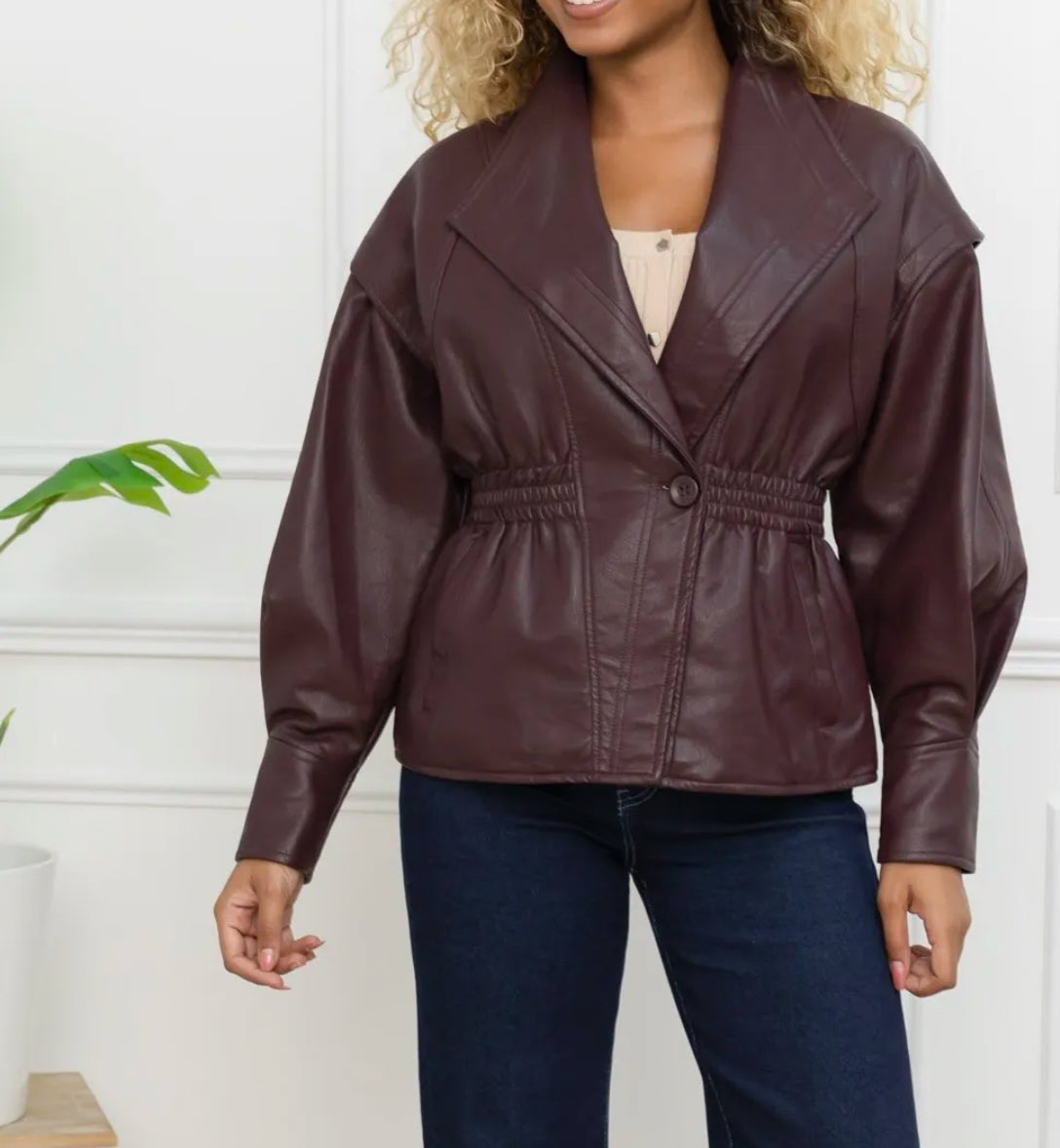 Veste bordeaux