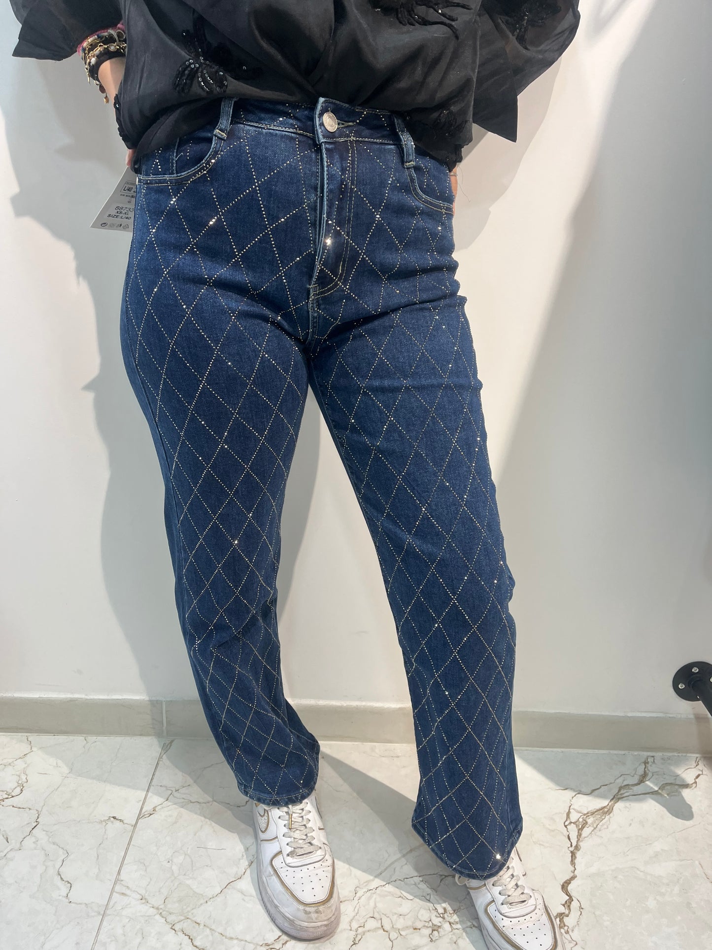 Pantalon à paillettes