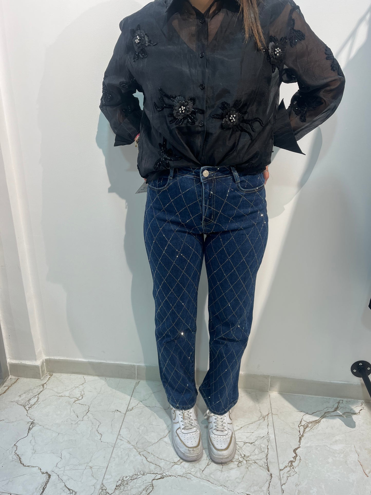 Pantalon à paillettes