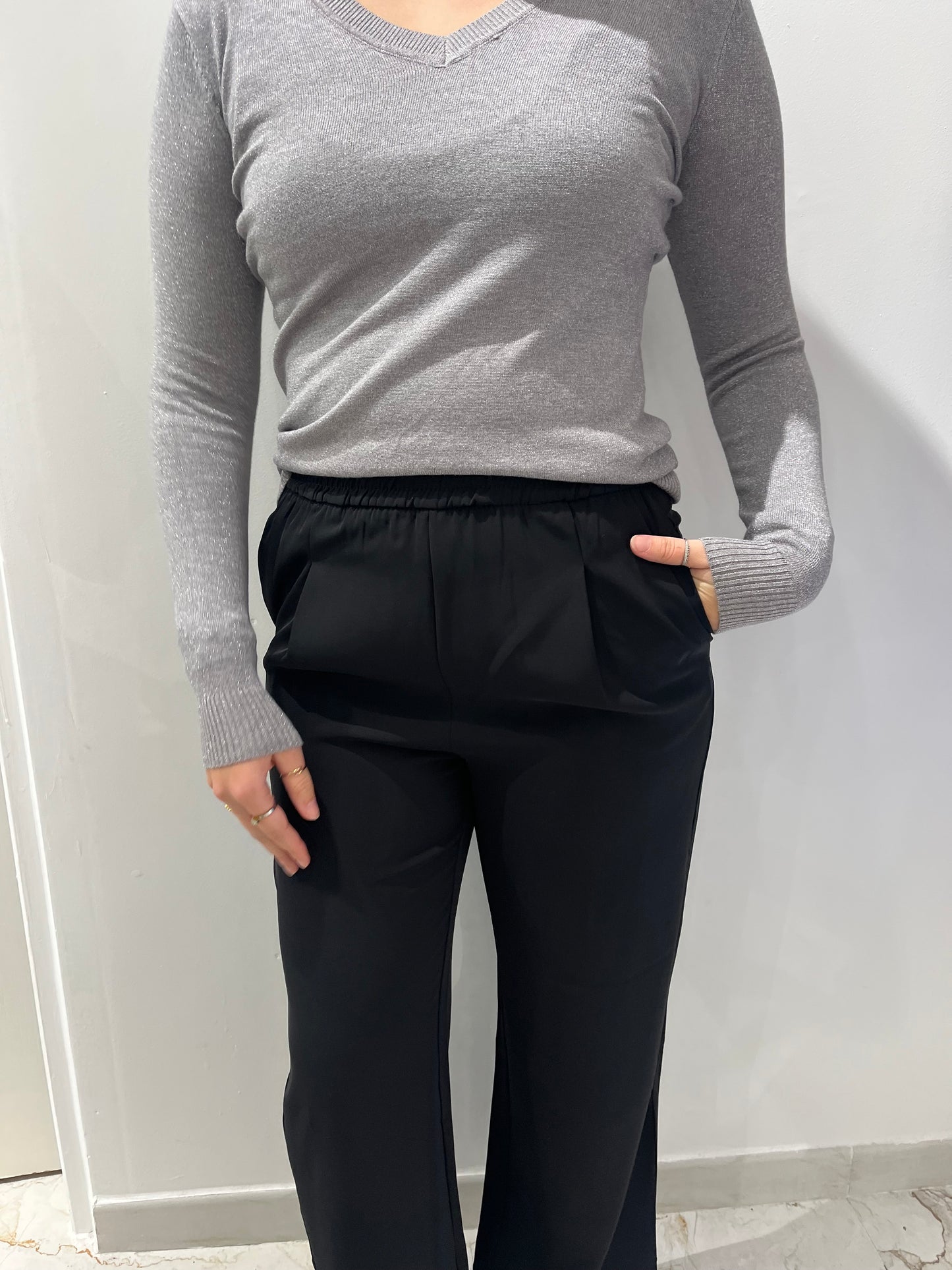 Pantalon fluide large
