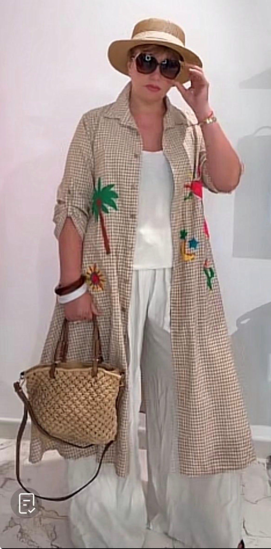 Robe palmiers