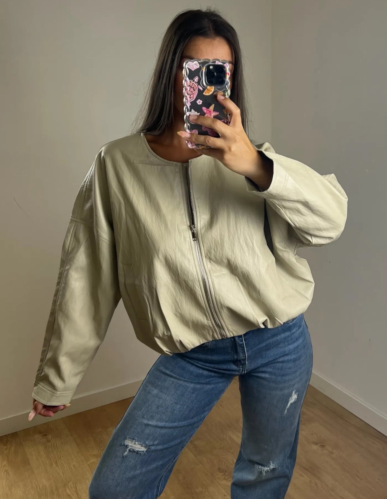 Veste similicuir Lola