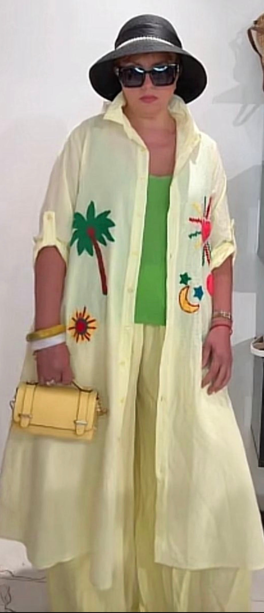 Robe palmiers