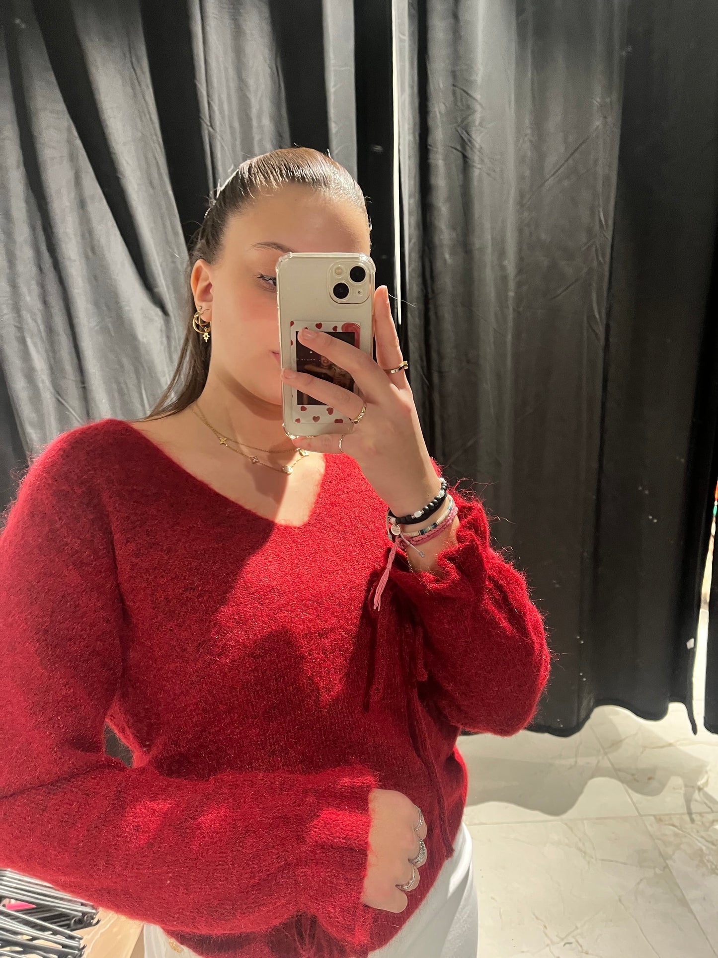 Pull bordeaux