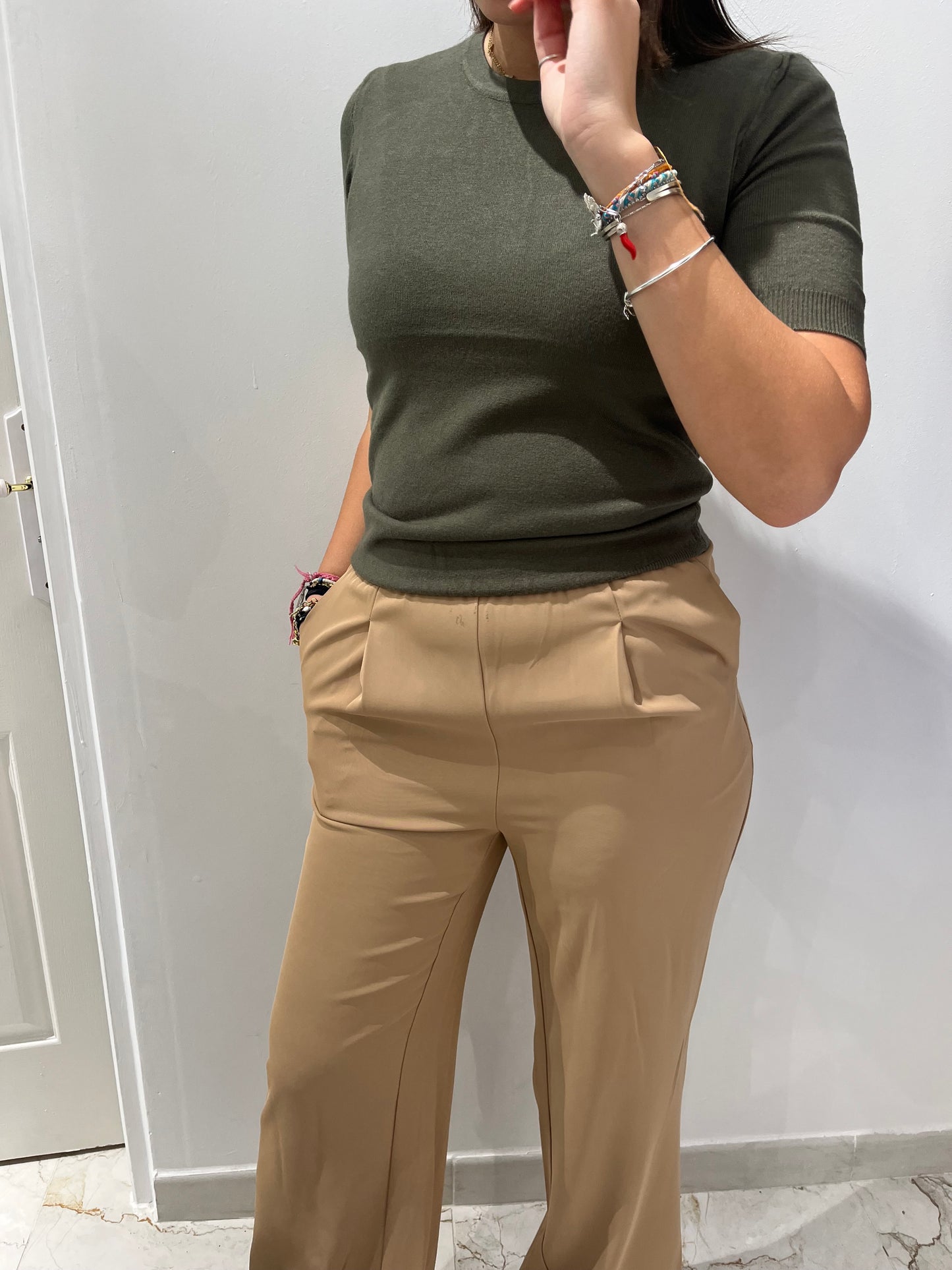 Pantalon fluide large
