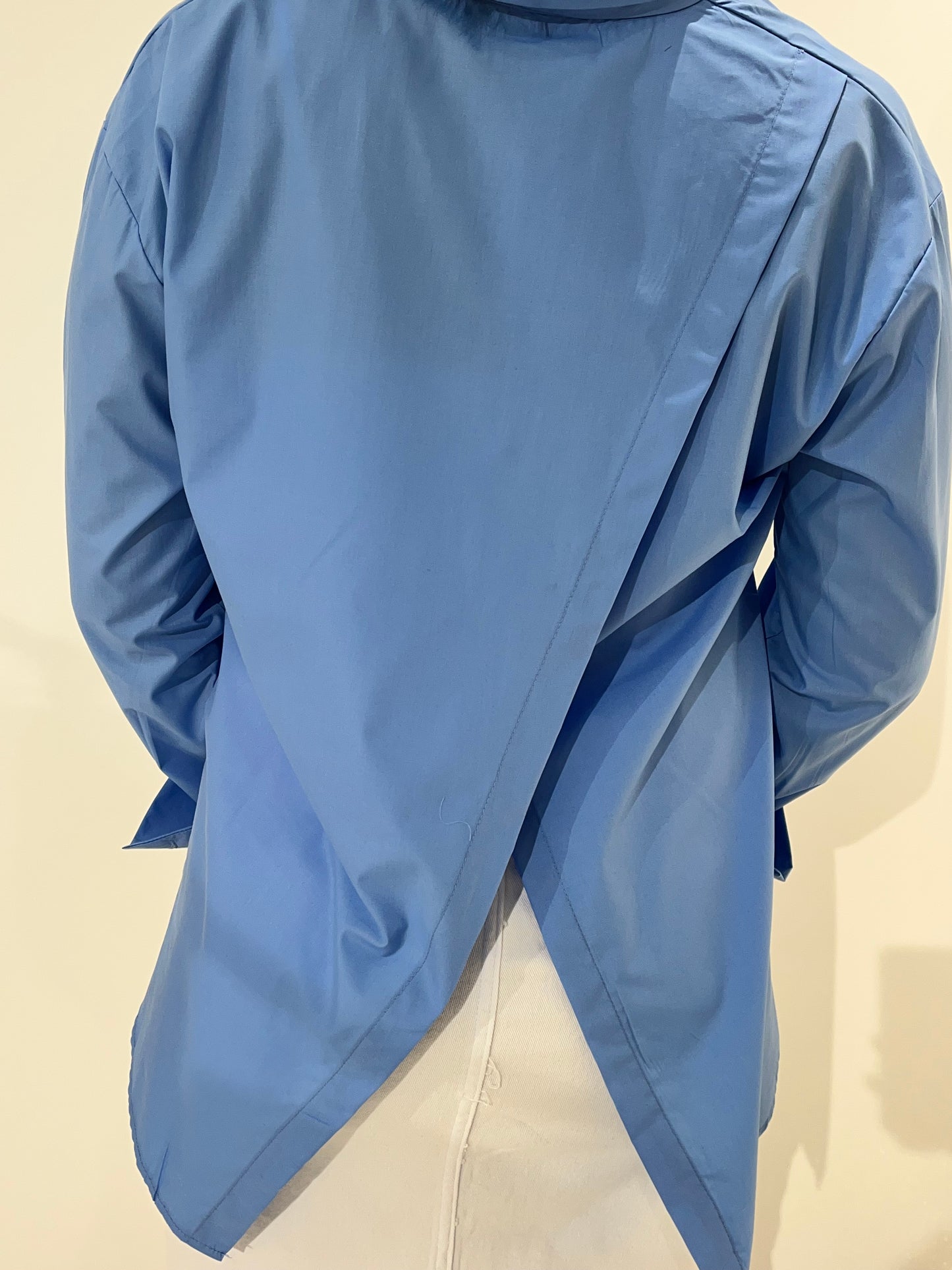 Chemise bleue portefeuille
