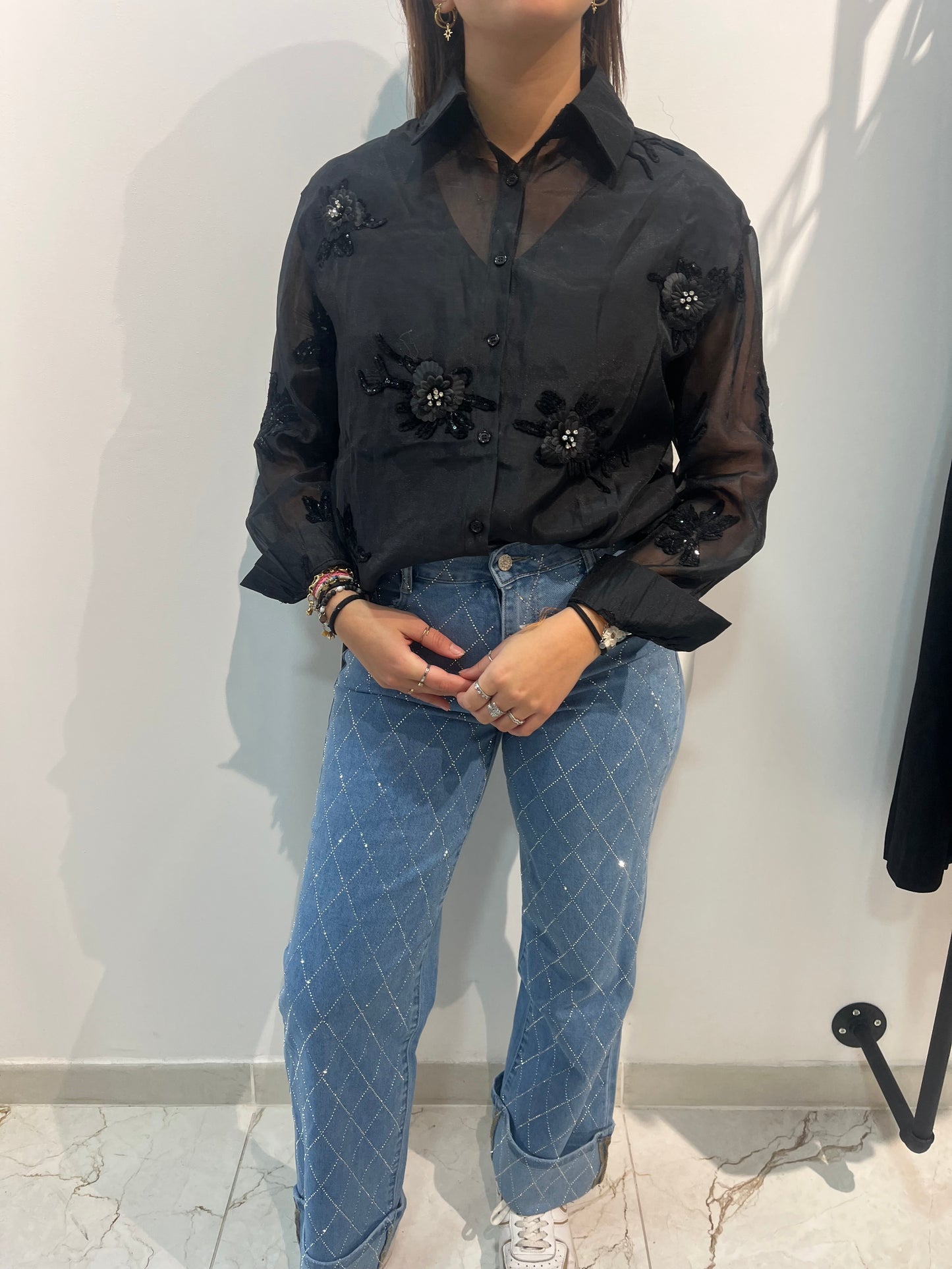 Pantalon à paillettes