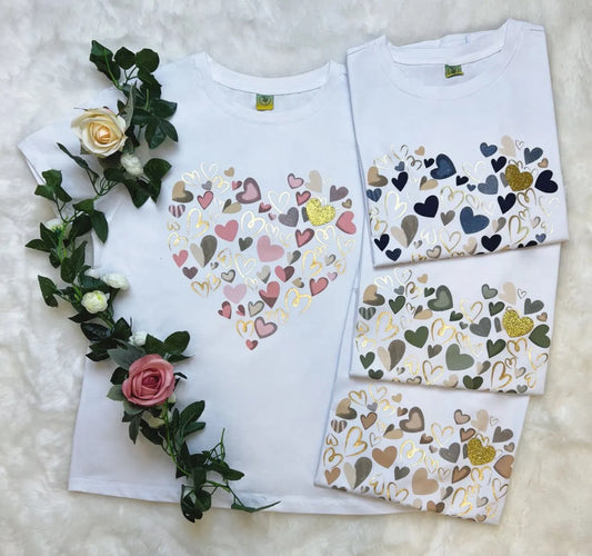 tee-shirts cœur