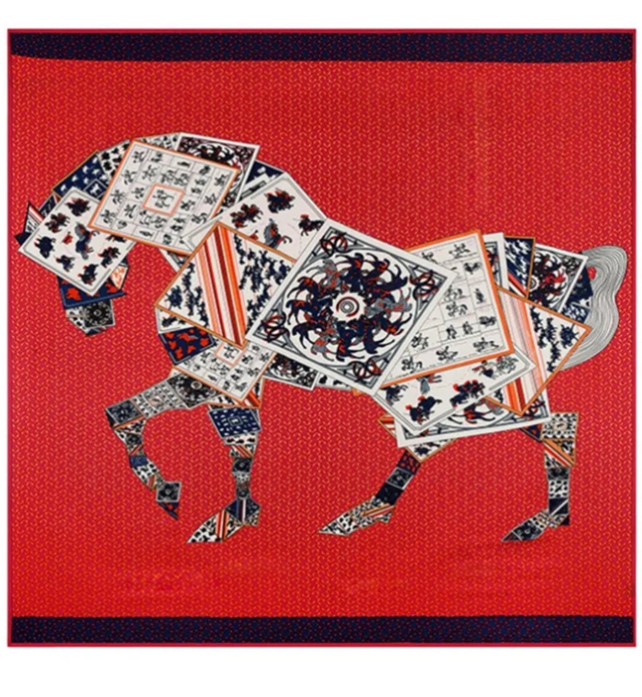 foulard en 100% soie