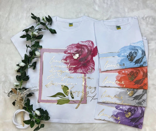 tee-shirts  fleur
